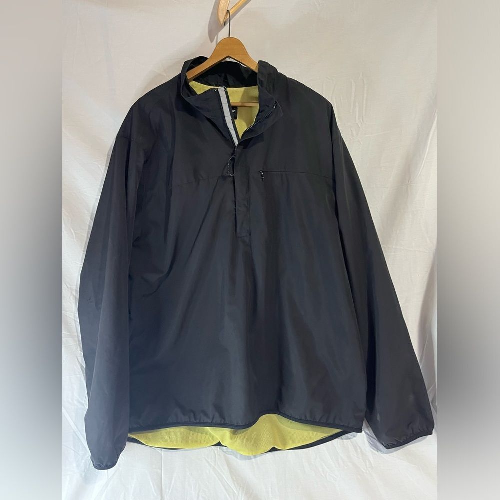 Eddie Bauer sport men’s size XLT pullover black 1/4 zip jacket